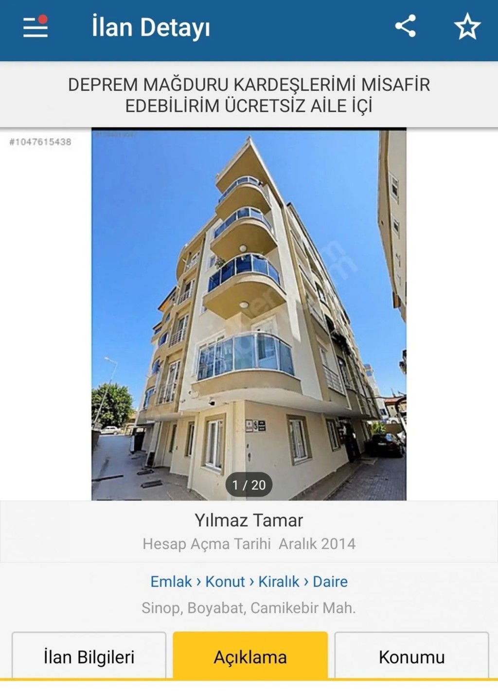 İnternet sitelerinde duygulandıran ev ilanları: Kiralık konutlar ücretsiz olarak değiştirildi