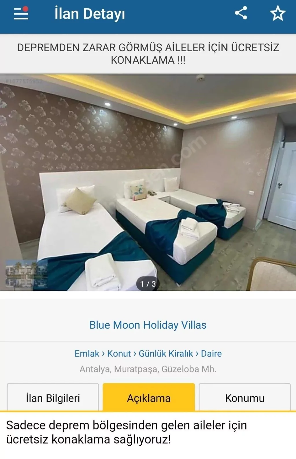 İnternet sitelerinde duygulandıran ev ilanları: Kiralık konutlar ücretsiz olarak değiştirildi