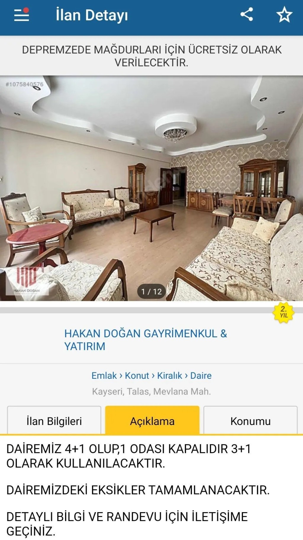 İnternet sitelerinde duygulandıran ev ilanları: Kiralık konutlar ücretsiz olarak değiştirildi