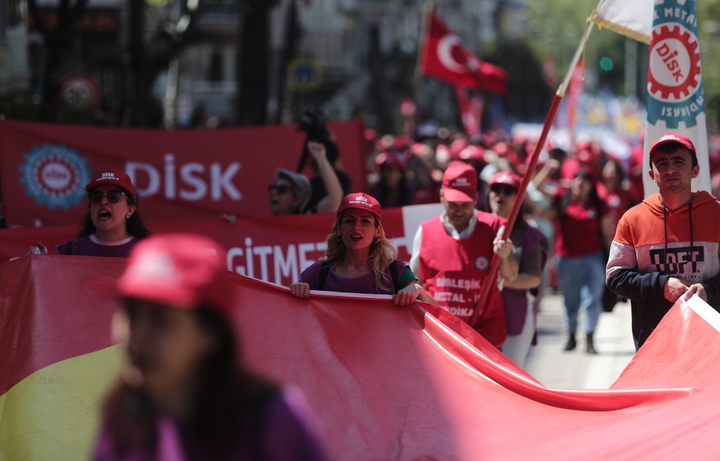 Bursa'da 1 Mayıs coşkuyla kutlandı