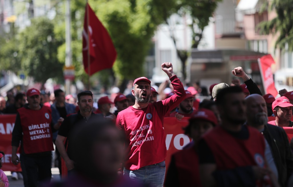 Bursa'da 1 Mayıs coşkuyla kutlandı