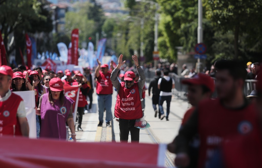 Bursa'da 1 Mayıs coşkuyla kutlandı