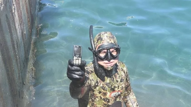 Bodrum'da denizden yarım ton atık çıkarıldı