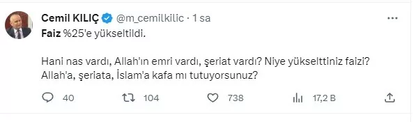Merkez Bankası'nın faiz artırımı kararı sosyal medyada gündem oldu