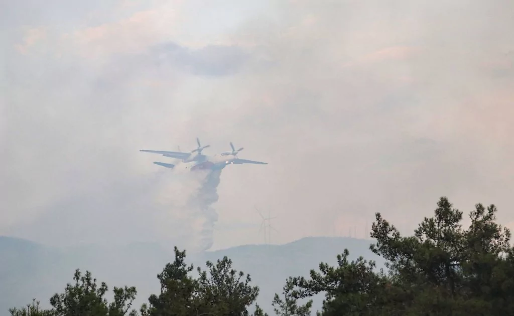 Bursa'da orman yangınından kahreden görüntüler...