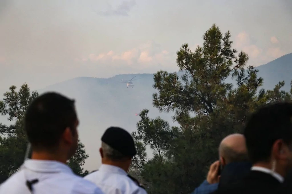 Bursa'da orman yangınından kahreden görüntüler...