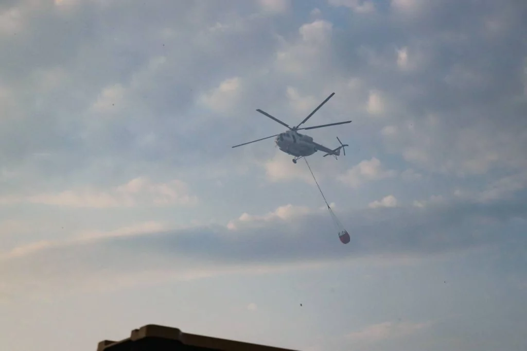 Bursa'da orman yangınından kahreden görüntüler...