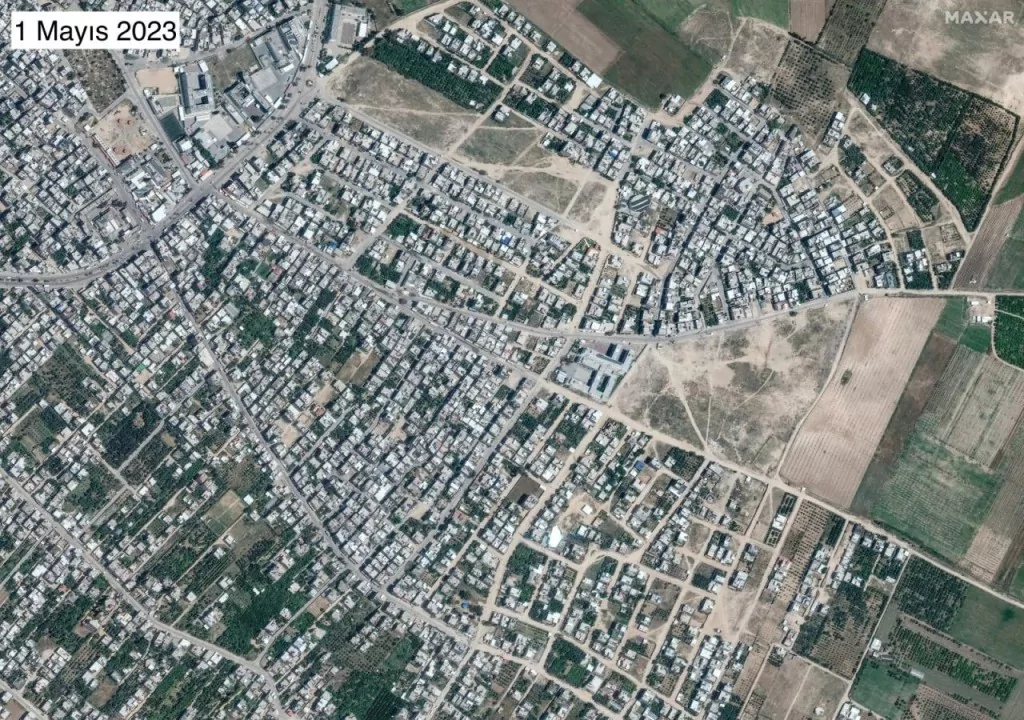 Uydu görüntüleriyle Gazze'nin öncesi ve sonrası yayınlandı