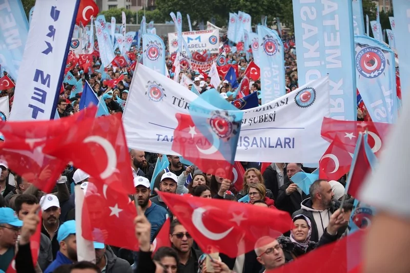 Bursa'da coşkulu 1 Mayıs!