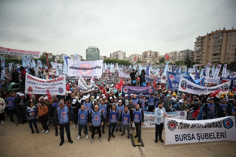 Bursa'da coşkulu 1 Mayıs!