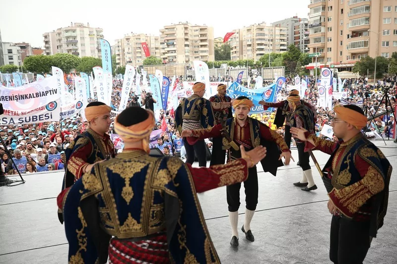 Bursa'da coşkulu 1 Mayıs!