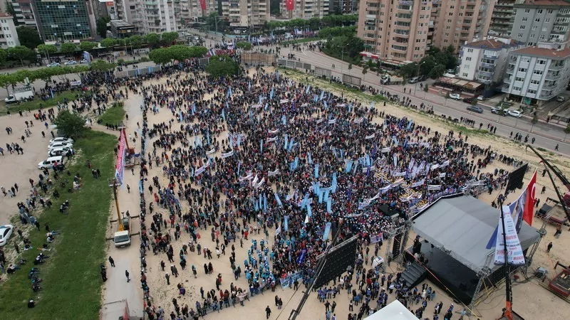 Bursa'da coşkulu 1 Mayıs!