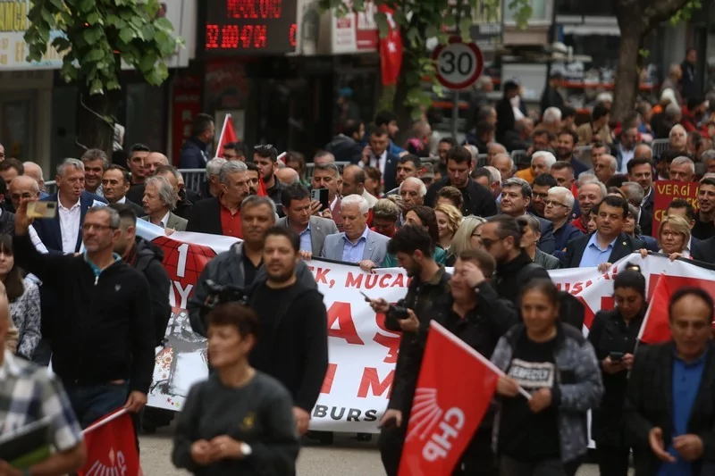 Bursa'da coşkulu 1 Mayıs!
