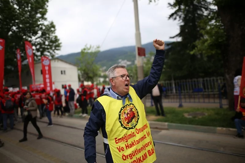 Bursa'da coşkulu 1 Mayıs!