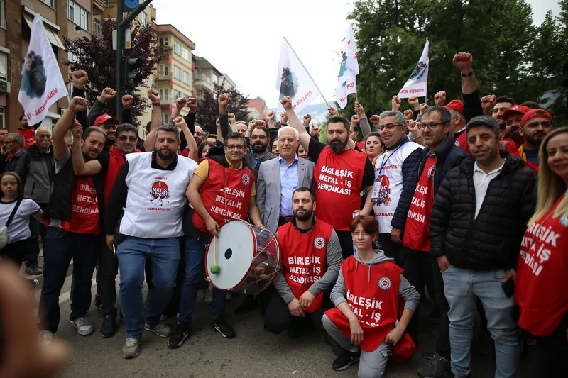 Bursa'da coşkulu 1 Mayıs!
