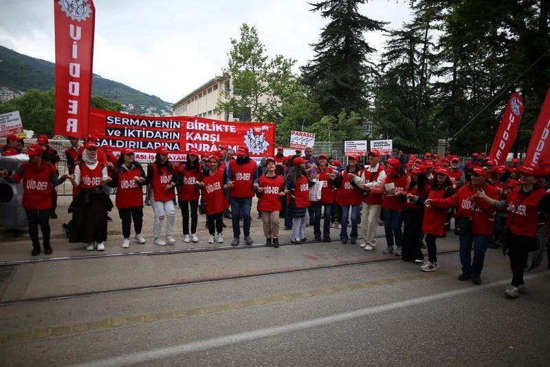 Bursa'da coşkulu 1 Mayıs!