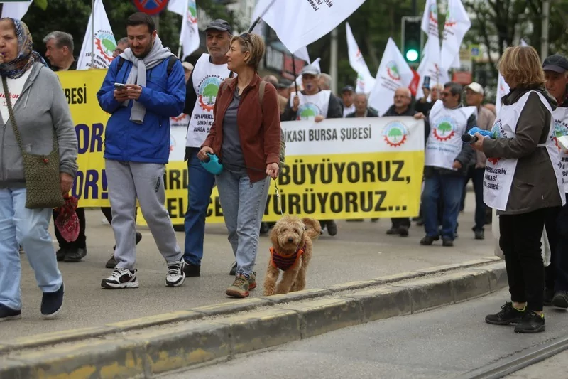 Bursa'da coşkulu 1 Mayıs!