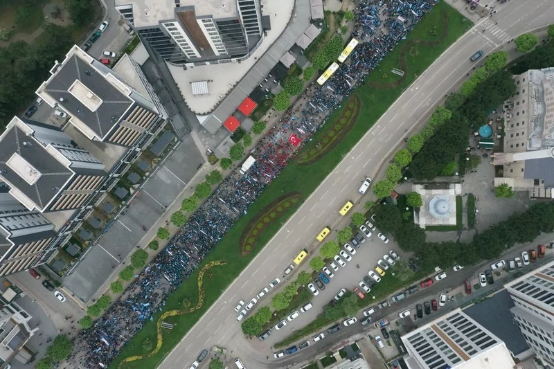 Bursa'da coşkulu 1 Mayıs!