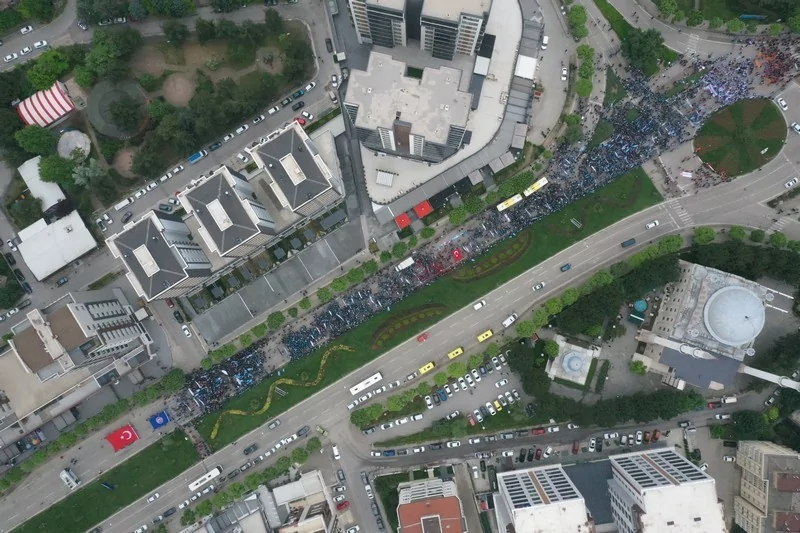 Bursa'da coşkulu 1 Mayıs!