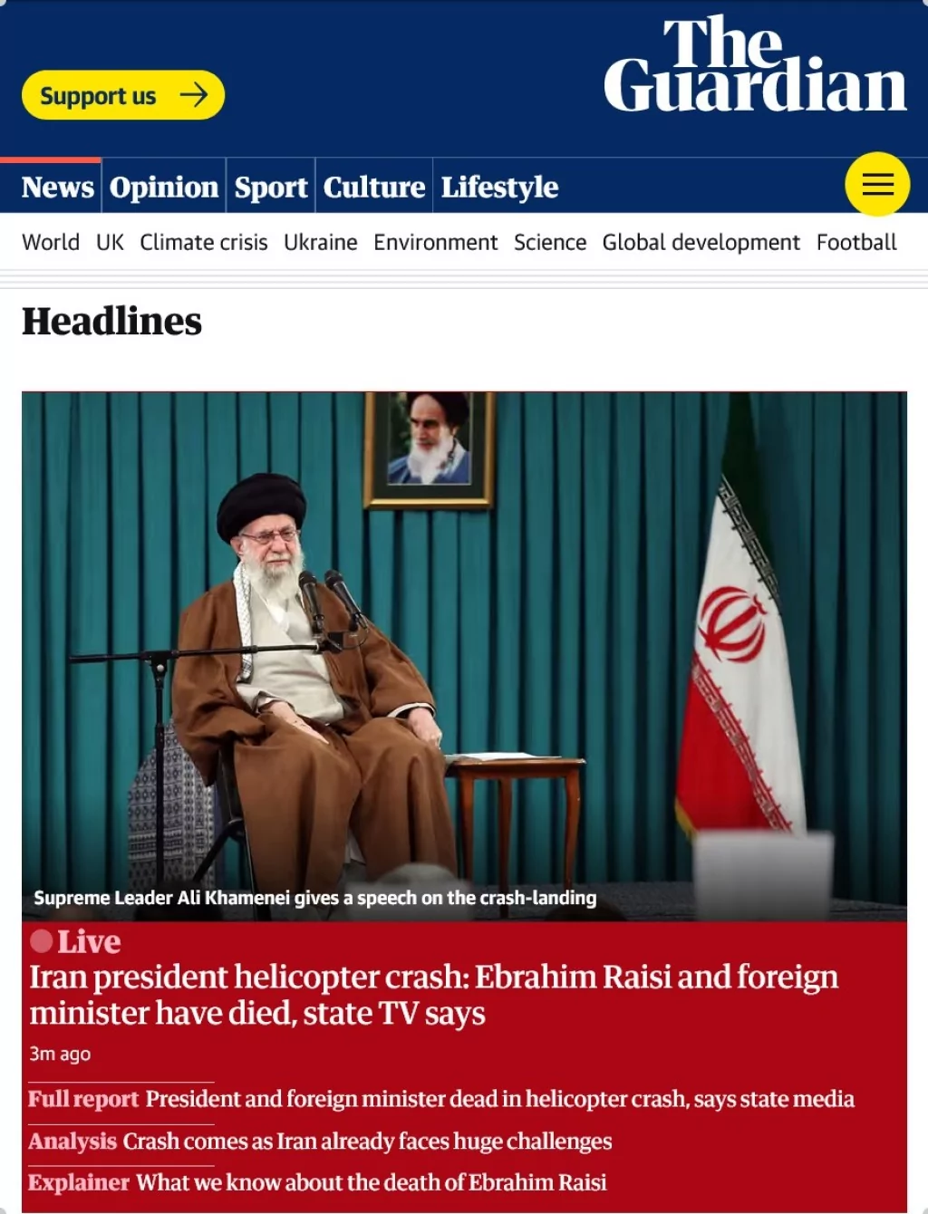 Dünya basını, İran Cumhurbaşkanı Reisi'nin ölümünü nasıl ele aldı?