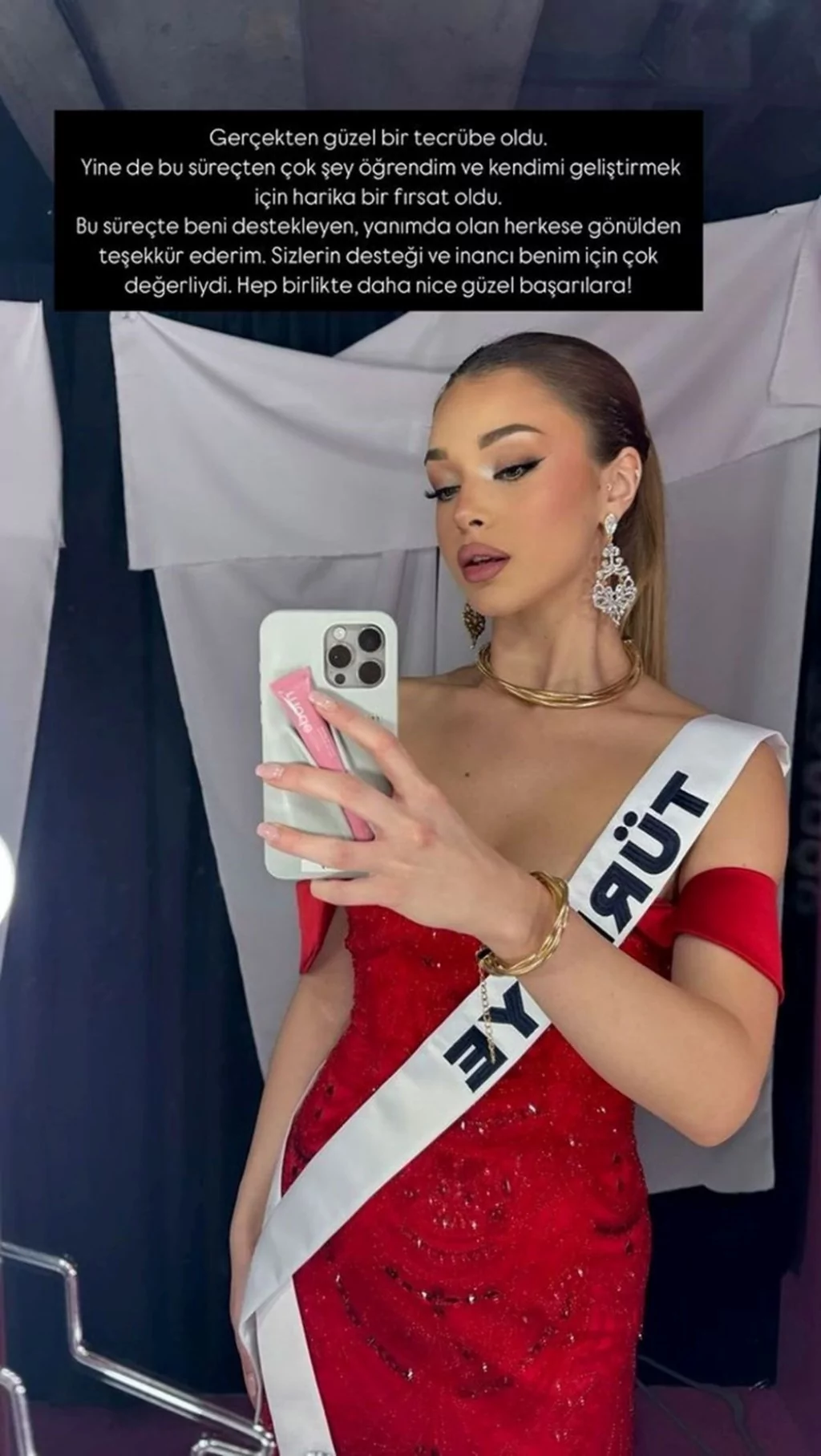 Miss Universe'de Türkiye'yi temsil eden Ayliz Duman kilolu hallerini paylaştı!