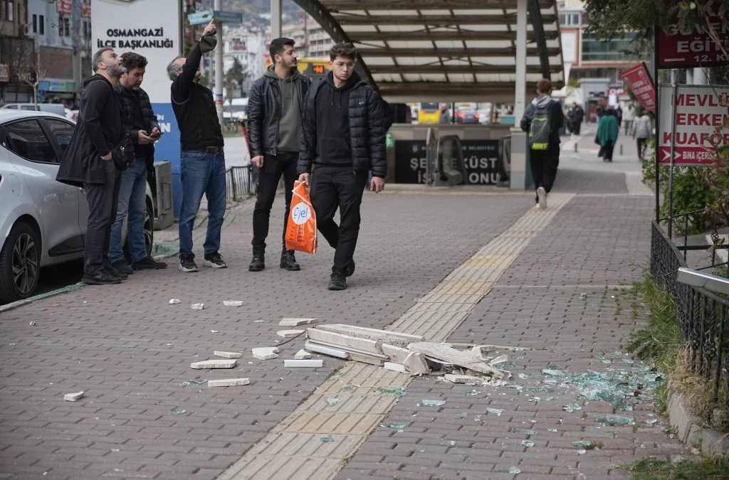 Bursa'dan lodos manzaraları