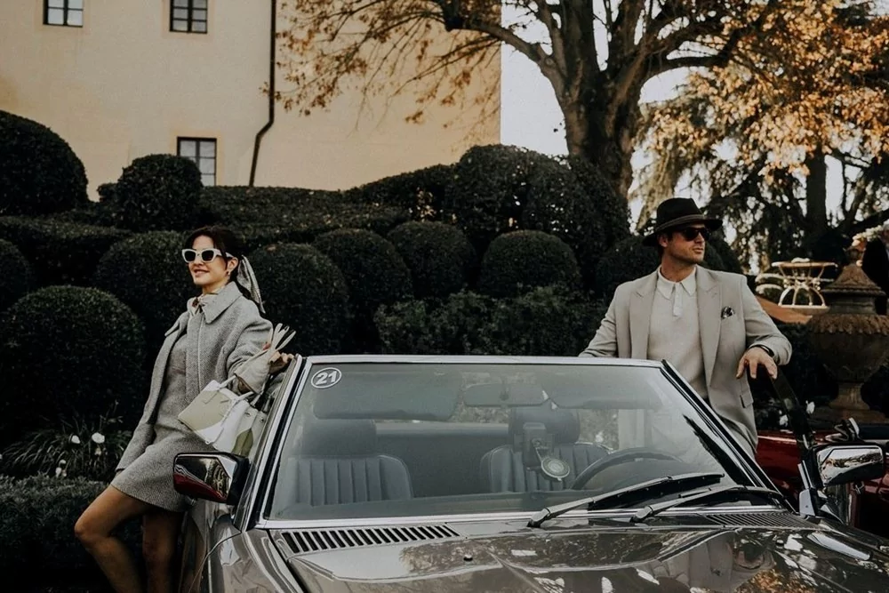 Kıvanç Tatlıtuğ ile Başak Dizer'den İtalya'da nostaljik yolculuk