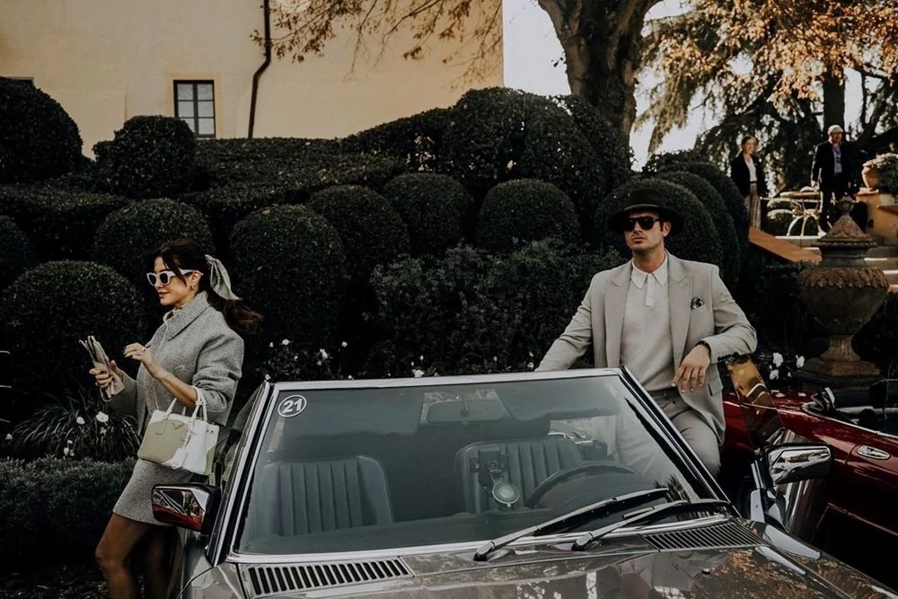 Kıvanç Tatlıtuğ ile Başak Dizer'den İtalya'da nostaljik yolculuk