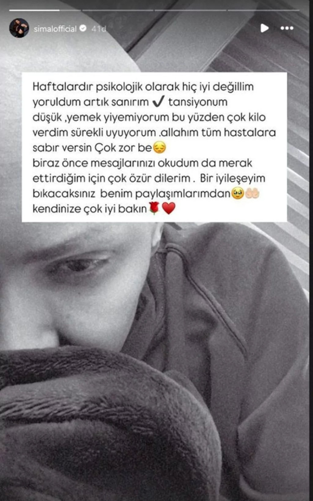 Kanser tedavisi devam eden Şimal: Hiç iyi değilim