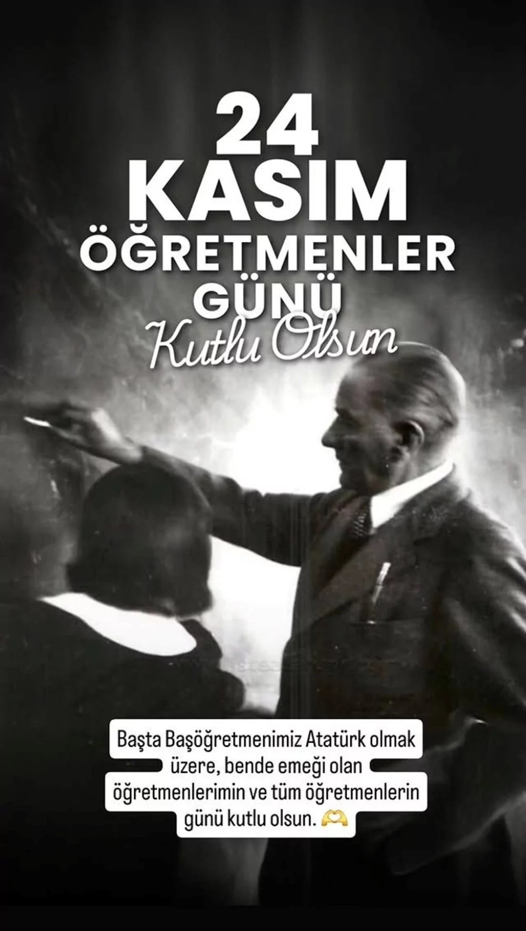 Ünlülerden Öğretmenler Günü paylaşımları