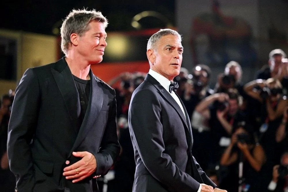 Brad Pitt ile George Clooney ayrı düştü
