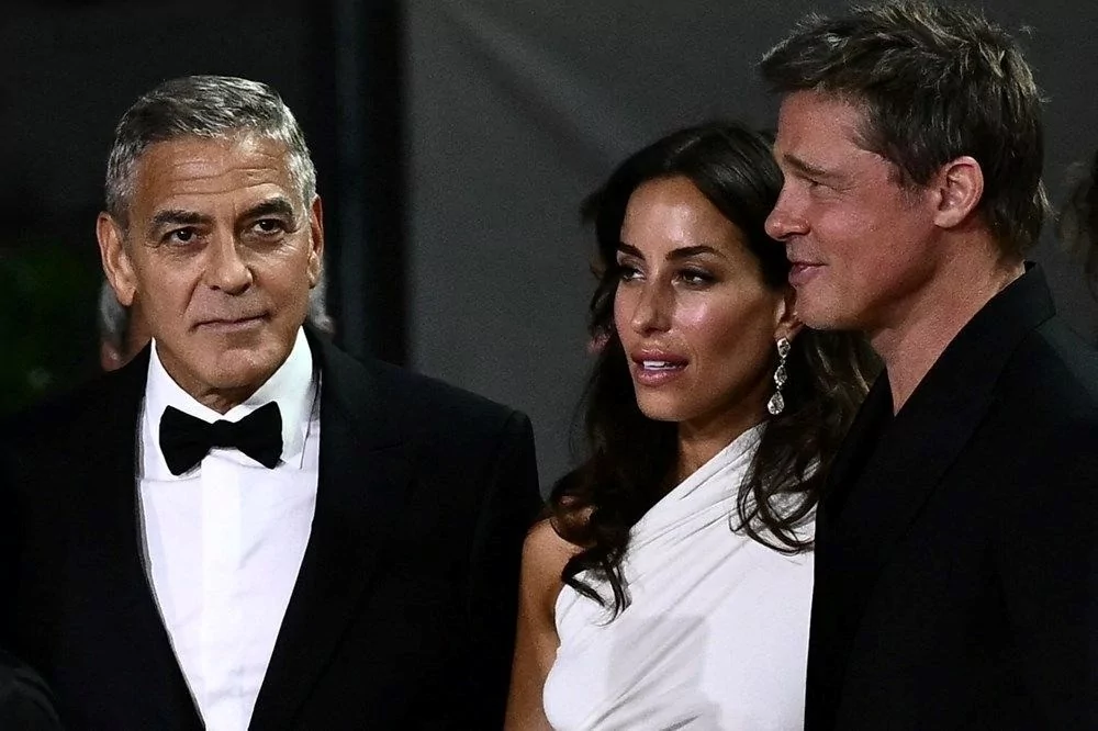 Brad Pitt ile George Clooney ayrı düştü