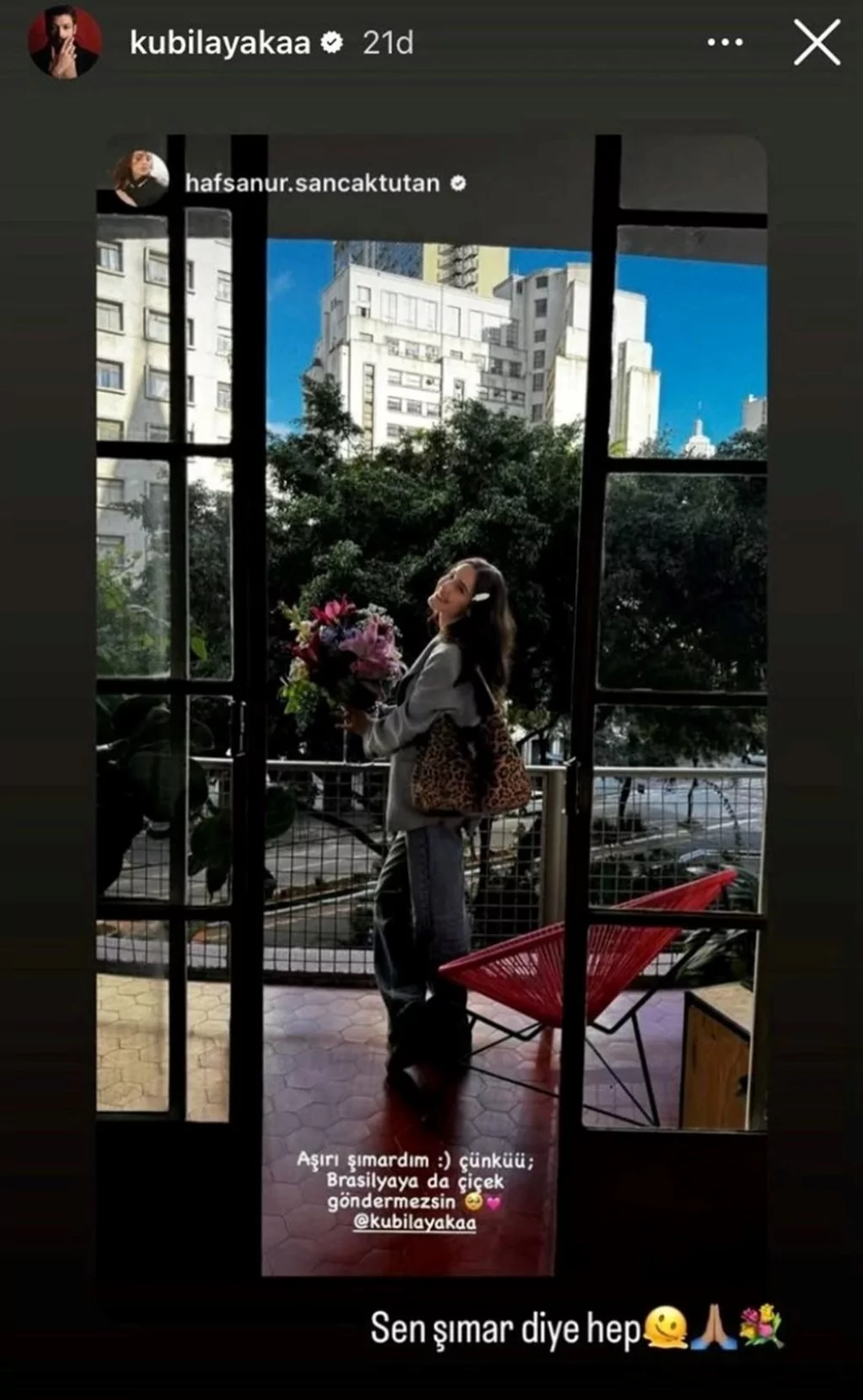 Hafsanur Sancaktutan adamın âlâsını bulmuş!