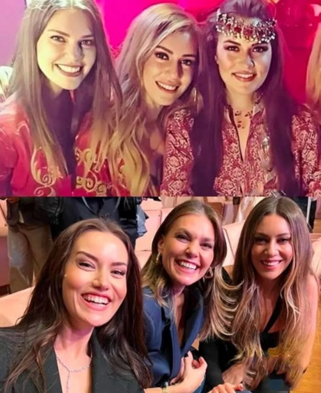 Fahriye Evcen, Aslı Enver ve Sinem Kobal'dan yıllar sonra gelen aynı poz