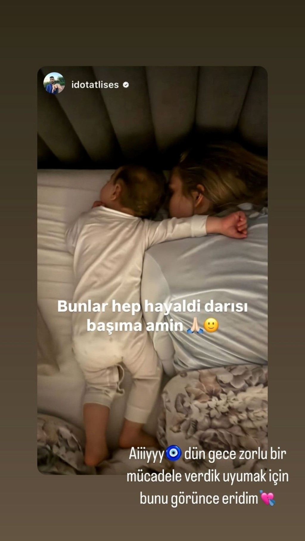 İdo Tatlıses, eşi ve oğlunu paylaştı: Bunlar hep hayaldi