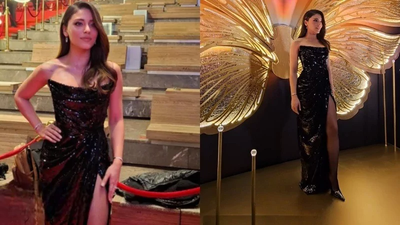Sıla Türkoğlu'nun ödül törenindeki elbisesi dudak uçuklattı