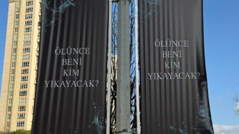 "Ölünce beni kim yıkayacak?" afişlerinin sırrı belli oldu