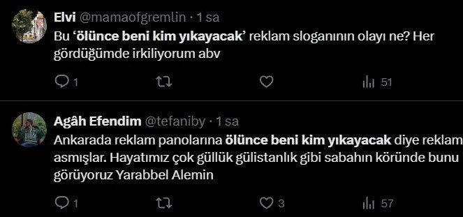 "Ölünce beni kim yıkayacak?" afişlerinin sırrı belli oldu
