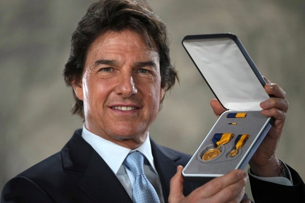 Tom Cruise, ABD Donanması'nın en üst düzey ödülü aldı