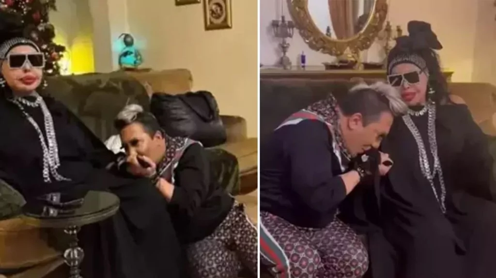 Bülent Ersoy'un ayaklarına kapanıp özür diledi