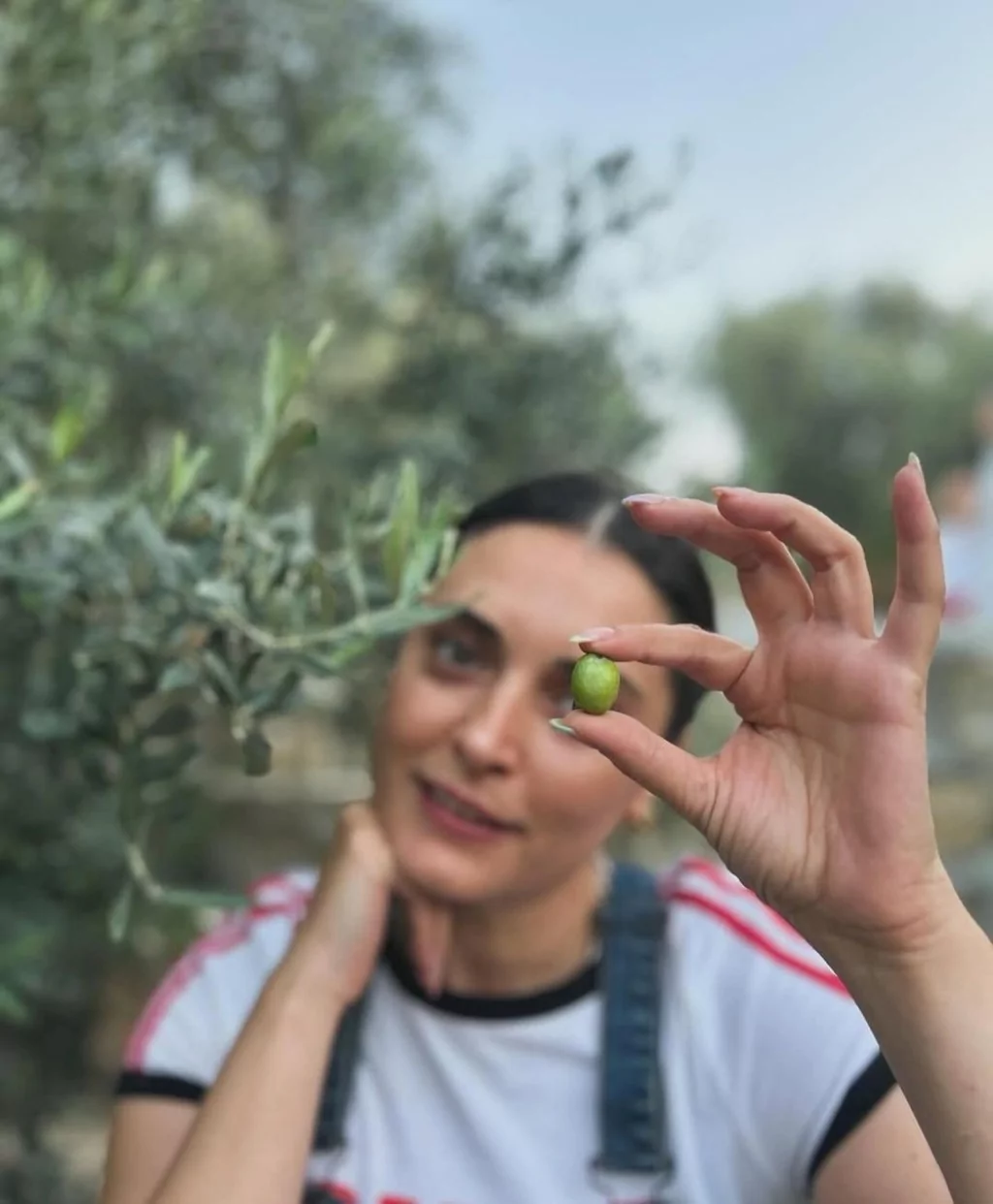 Aslıhan Gürbüz'ün zeytin hasadı: Ekranlara geri dönüyor