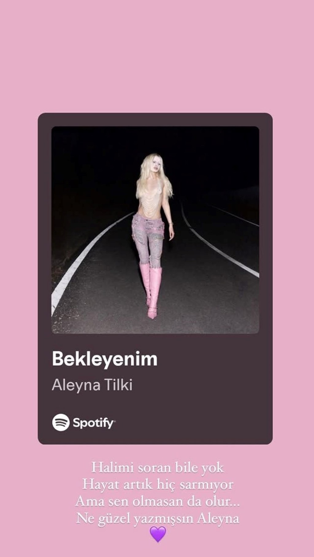 Hadise, Aleyna Tilki'yi sevmediği iddiasına noktayı koydu!