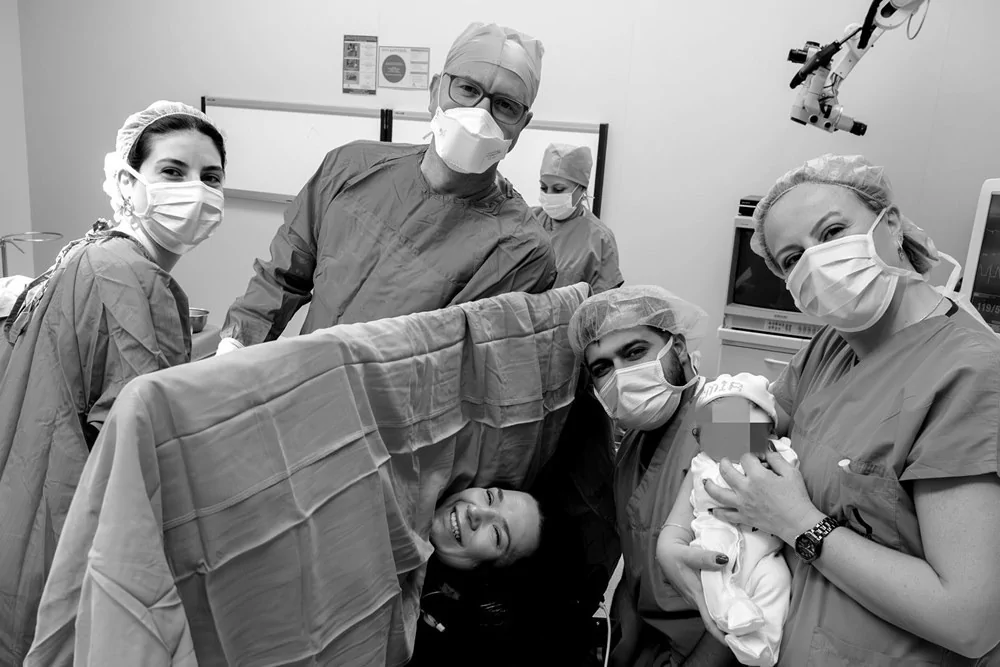 Tuğçe Kandemir doğum fotoğraflarını paylaştı