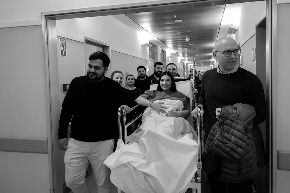 Tuğçe Kandemir doğum fotoğraflarını paylaştı