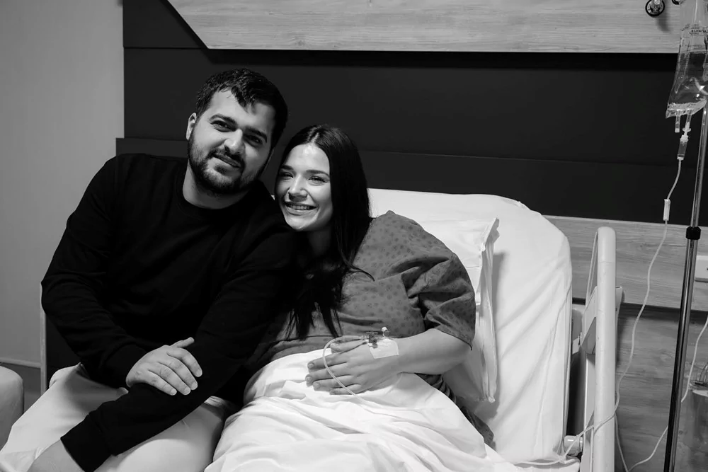 Tuğçe Kandemir doğum fotoğraflarını paylaştı