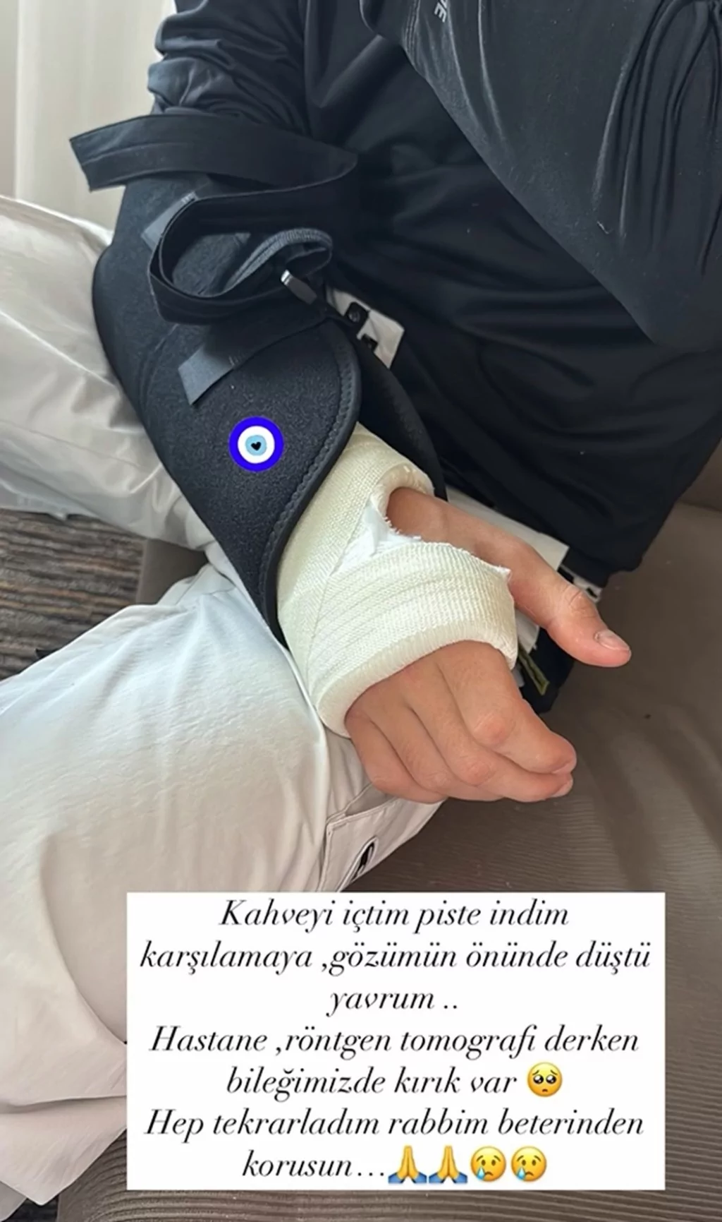 Çağla Şıkel: Gözümün önünde düştü yavrum