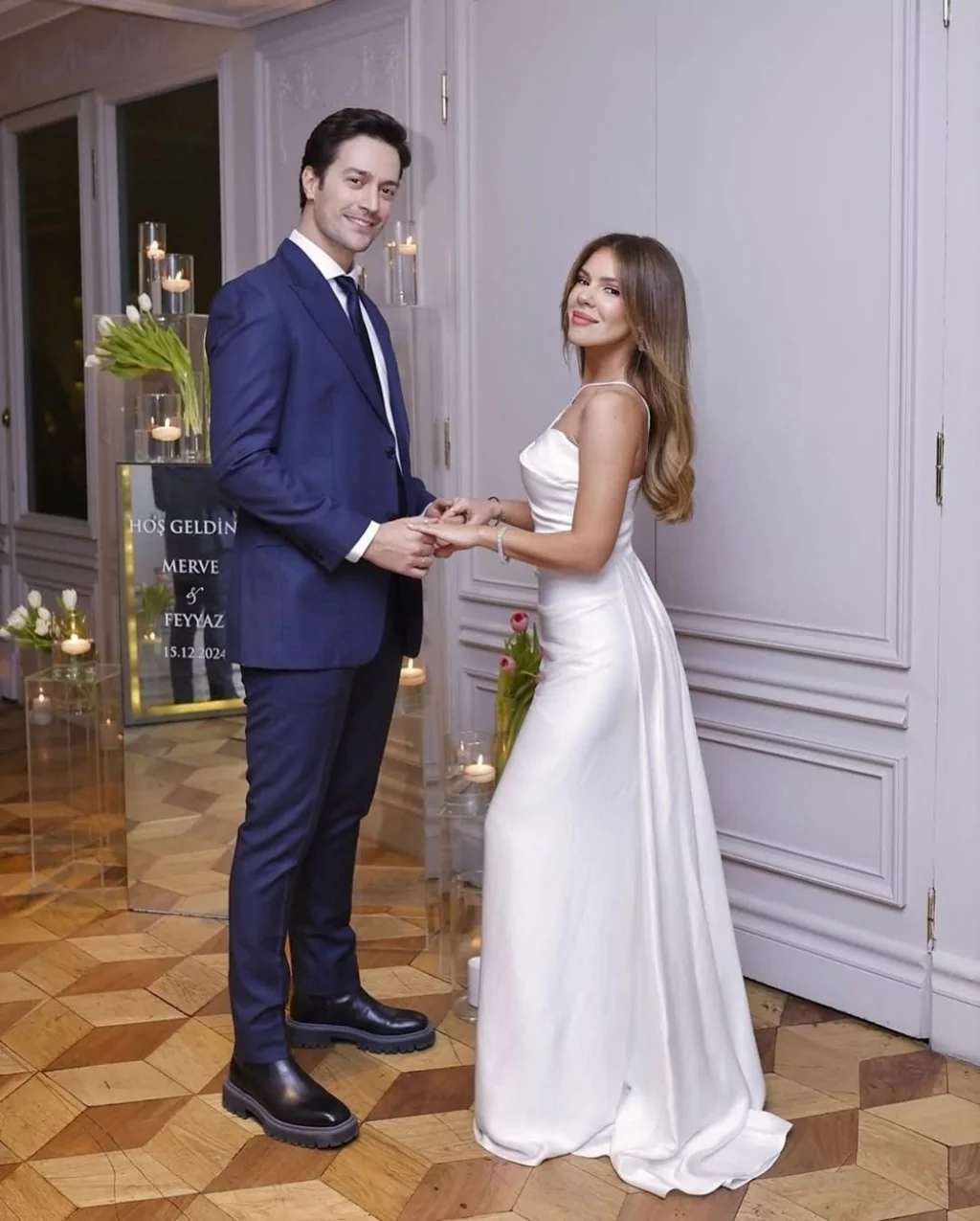 Feyyaz Şerifoğlu ile Merve Dinçkol nişanlandı