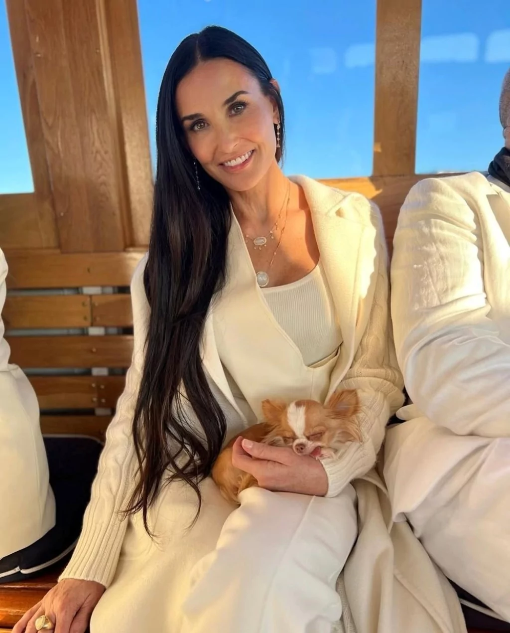 Demi Moore ve torununun keyifli anları