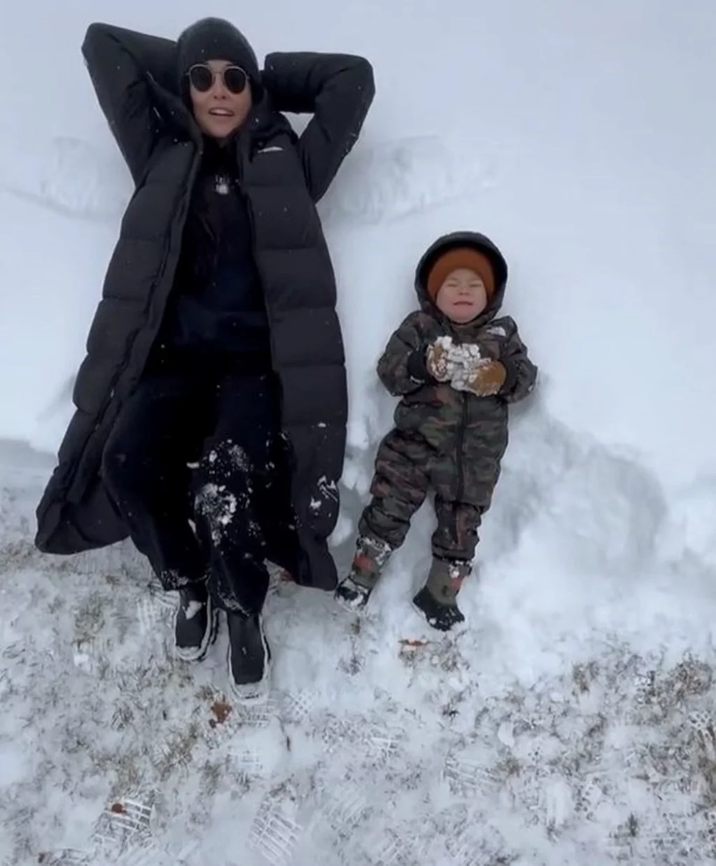 Demi Moore ve torununun keyifli anları