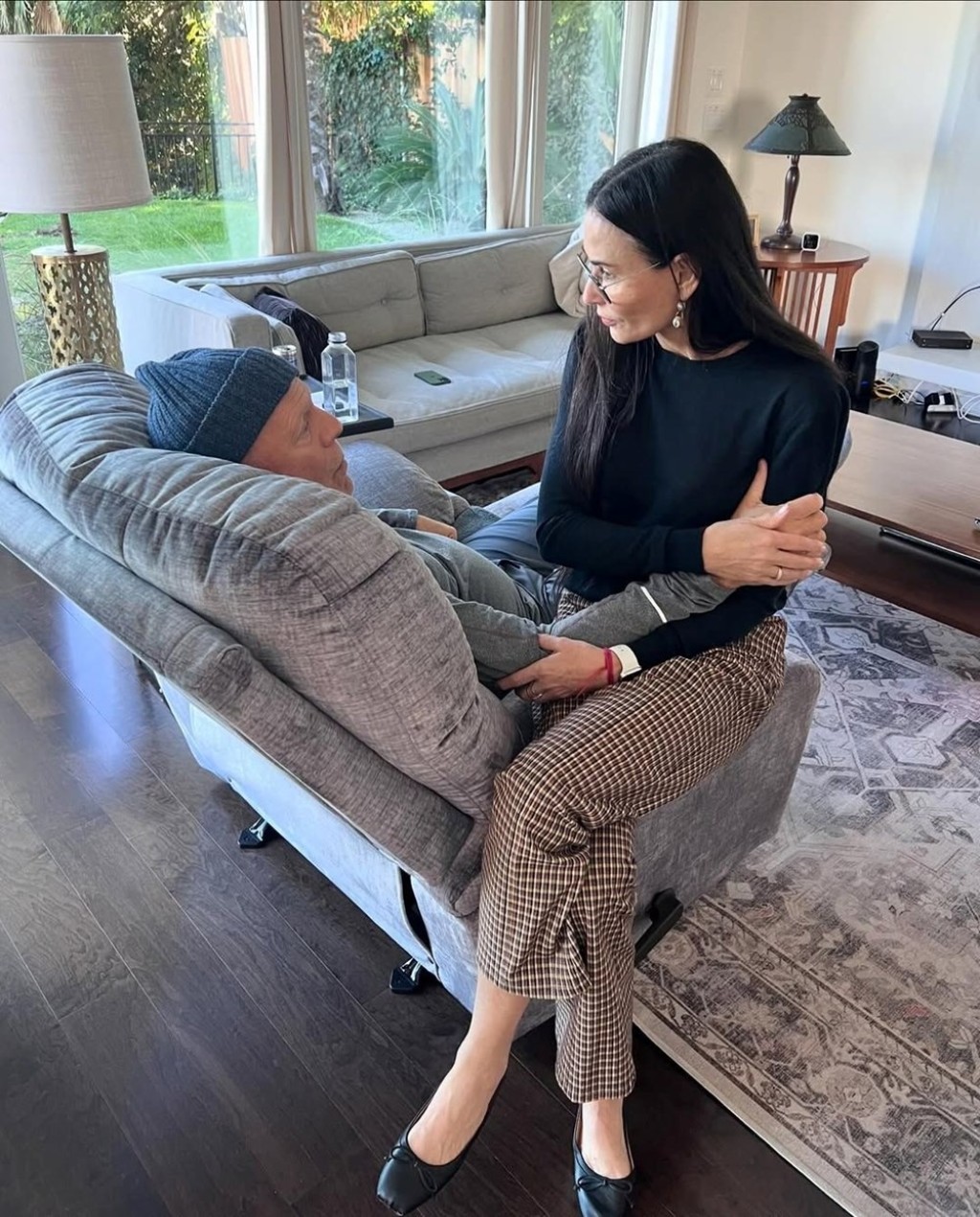 Demi Moore ve torununun keyifli anları